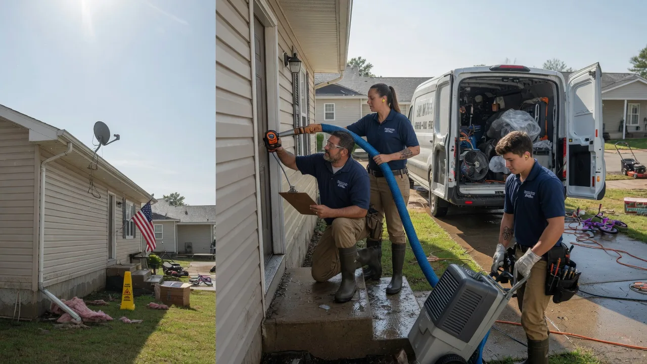 Ceiling Water Damage Restoration in Norwalk, OH near me